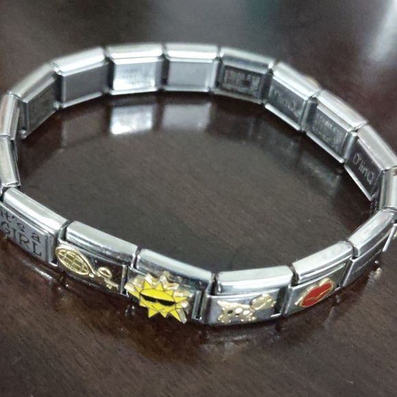 COPY - 6 17 Separate Nomination Style Italian Stainless Steel Charm Links - Picture 6 of 9